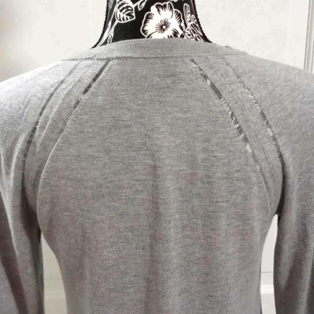 🆕 🩶Loft🩶 - Silk-Blend Open Front Sweater